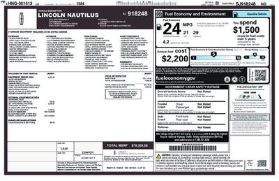 2025 Lincoln Nautilus Reserve