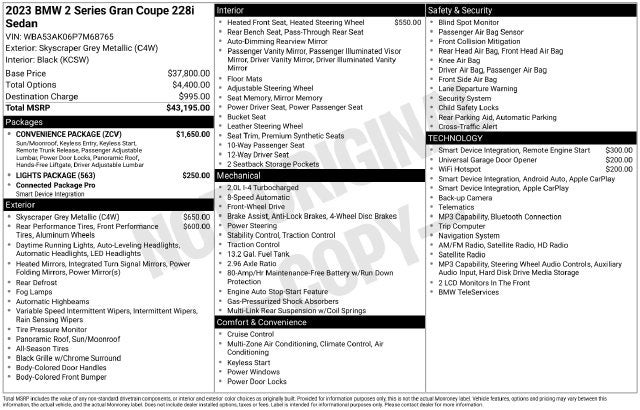 2023 BMW 2 Series 228i