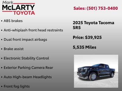 2025 Toyota TACOMA SR5 SR5