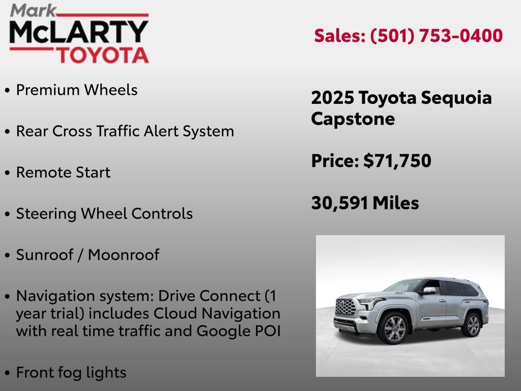 2025 Toyota SEQUOIA 4WD Capstone