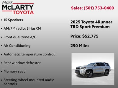2025 Toyota 4RUNNER TRD Sport Premium