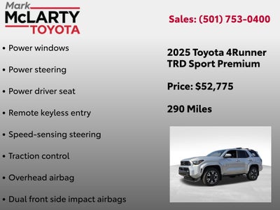 2025 Toyota 4RUNNER TRD Sport Premium