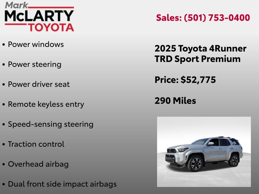2025 Toyota 4RUNNER TRD Sport Premium
