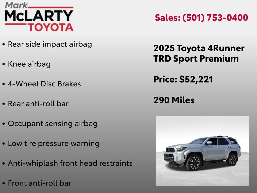 2025 Toyota 4RUNNER TRD Sport Premium