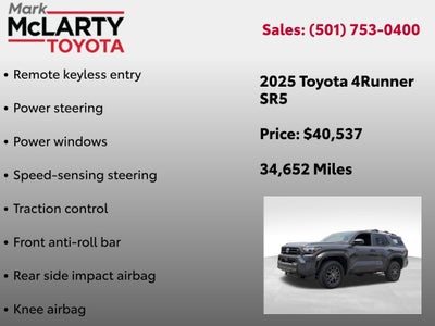 2025 Toyota 4RUNNER SR5