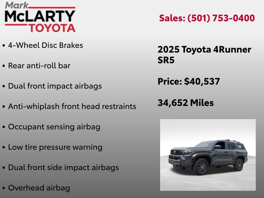 2025 Toyota 4RUNNER SR5