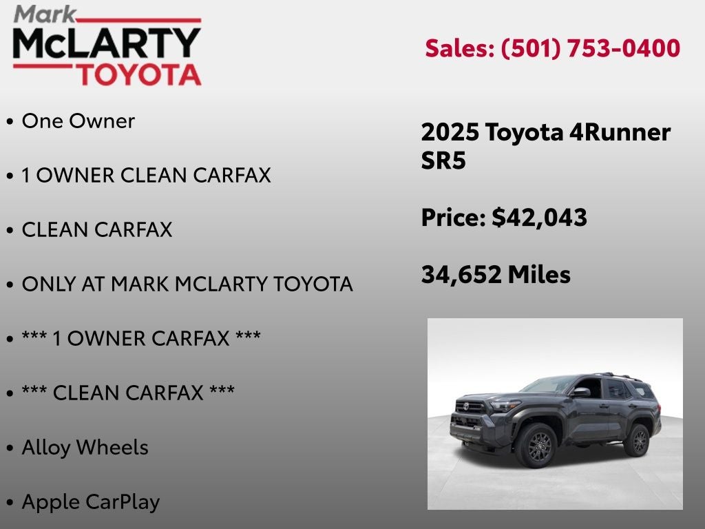 2025 Toyota 4RUNNER SR5