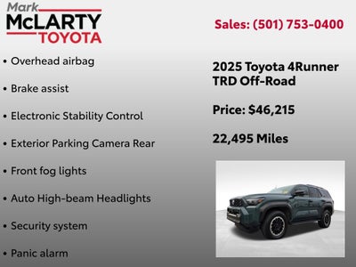 2025 Toyota 4RUNNER TRD Off-Road