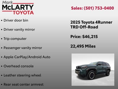 2025 Toyota 4RUNNER TRD Off-Road