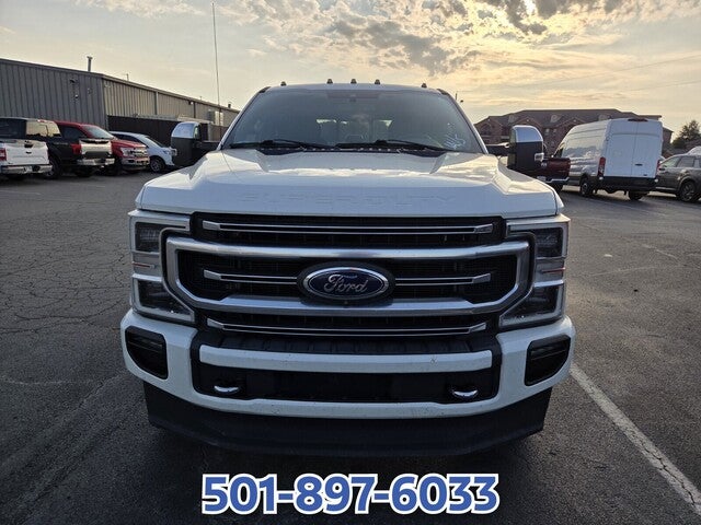 Certified 2021 Ford F-350 Super Duty Platinum with VIN 1FT8W3BT2MED35666 for sale in Little Rock