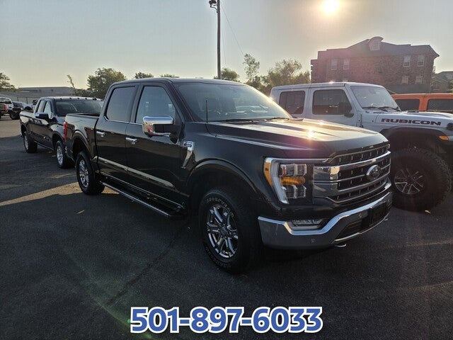 Used 2021 Ford F-150 Lariat with VIN 1FTFW1E87MFA19662 for sale in Little Rock