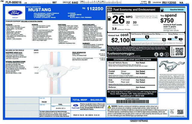 2024 Ford Mustang EcoBoost Premium