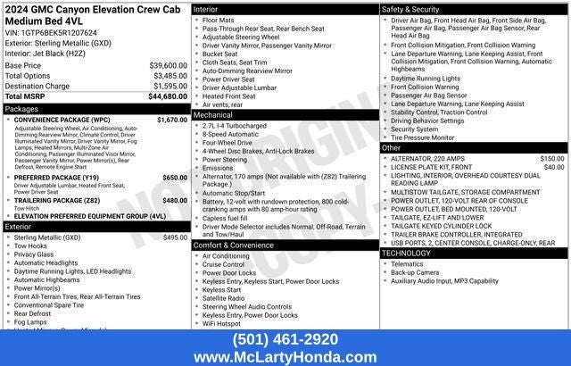 2024 GMC Canyon Elevation