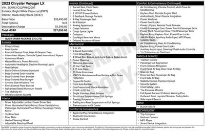2023 Chrysler Voyager LX