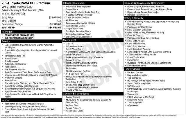 2024 Toyota RAV4 XLE Premium