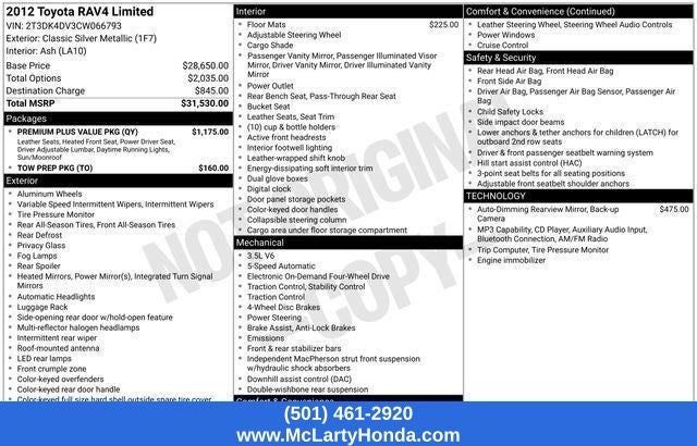 2012 Toyota RAV4 Limited