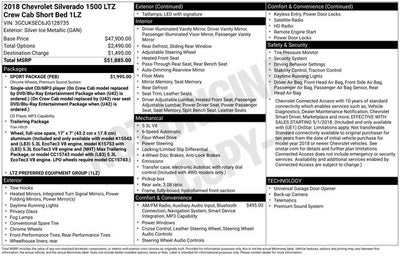 2018 Chevrolet Silverado 1500 LTZ 1LZ