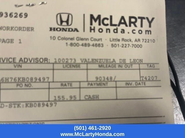 2019 Honda Odyssey EX-L