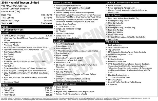 2018 Hyundai Tucson Limited