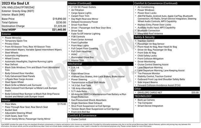 2023 Kia Soul LX
